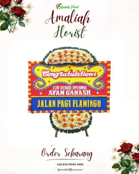 Sewa Papan Bunga Wateshaji